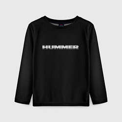 Лонгслив детский Hummer logo, цвет: 3D-принт