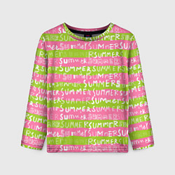 Детский лонгслив Summer pattern