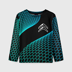 Детский лонгслив Citroen electro hexagon