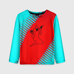 Лонгслив детский Kizaru abstract rap, цвет: 3D-принт