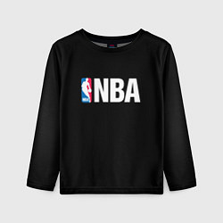Лонгслив детский NBA logo sport, цвет: 3D-принт