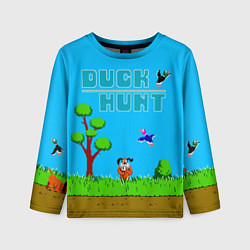 Лонгслив детский Duck hunt dog, цвет: 3D-принт