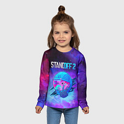 Лонгслив детский Space - Standoff 2, цвет: 3D-принт — фото 2