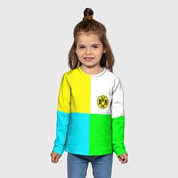 Лонгслив детский Borussia color cport, цвет: 3D-принт — фото 2