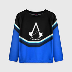 Лонгслив детский Assassins Creed logo abstergo, цвет: 3D-принт