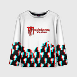 Лонгслив детский Billie Eilish x Monster energy, цвет: 3D-принт