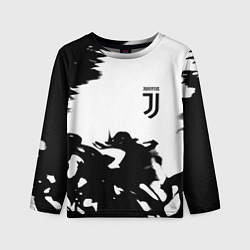 Детский лонгслив Juventus smoke black fire