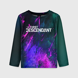 Детский лонгслив Texture - The First Descendant