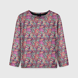 Лонгслив детский Монстры любители кофе, цвет: 3D-принт