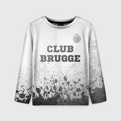 Лонгслив детский Club Brugge - white gradient посередине, цвет: 3D-принт