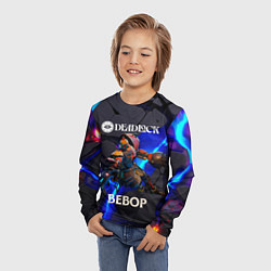 Лонгслив детский Deadlock logo and Bebop, цвет: 3D-принт — фото 2