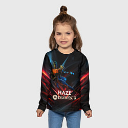 Лонгслив детский Deadlock Haze dark, цвет: 3D-принт — фото 2