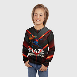 Лонгслив детский Deadlock Haze Мгла, цвет: 3D-принт — фото 2