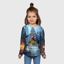 Лонгслив детский Deadlock Dynamo, цвет: 3D-принт — фото 2