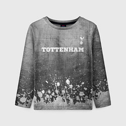 Лонгслив детский Tottenham - grey gradient посередине, цвет: 3D-принт