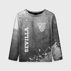 Детский лонгслив Sevilla - grey gradient вертикально