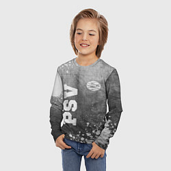 Лонгслив детский PSV - grey gradient вертикально, цвет: 3D-принт — фото 2