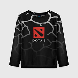 Лонгслив детский DOTA2 земля, цвет: 3D-принт