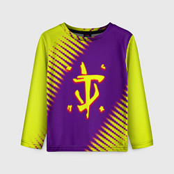 Лонгслив детский Doom абстракция, цвет: 3D-принт
