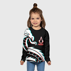 Лонгслив детский Assassins Creed Shadows game, цвет: 3D-принт — фото 2