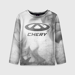 Лонгслив детский Chery - white gradient, цвет: 3D-принт