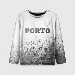 Лонгслив детский Porto - white gradient посередине, цвет: 3D-принт