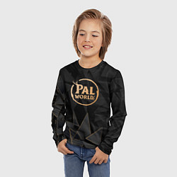 Лонгслив детский Palworld golden poly, цвет: 3D-принт — фото 2