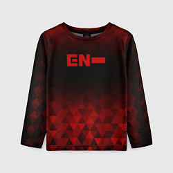 Лонгслив детский Enhypen red poly, цвет: 3D-принт