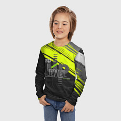 Лонгслив детский Лозунг, цвет: 3D-принт — фото 2