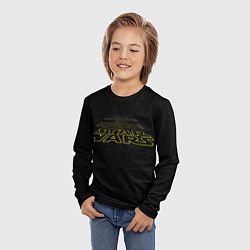 Лонгслив детский Star Wars - вступительные титры, цвет: 3D-принт — фото 2