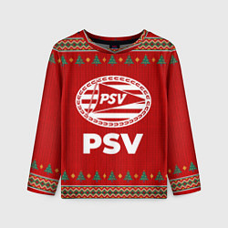 Лонгслив детский PSV new year, цвет: 3D-принт