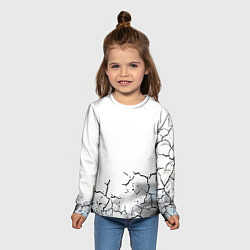 Лонгслив детский Одинокий борец на просторах, цвет: 3D-принт — фото 2