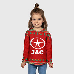 Лонгслив детский JAC new year, цвет: 3D-принт — фото 2