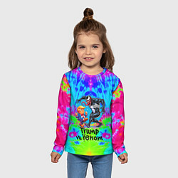 Лонгслив детский Дональд Трамп против Венома, цвет: 3D-принт — фото 2