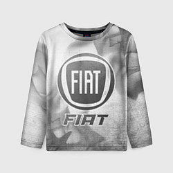 Лонгслив детский Fiat - white gradient, цвет: 3D-принт