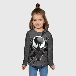 Лонгслив детский Морда Венома - ядовитая слизь, цвет: 3D-принт — фото 2