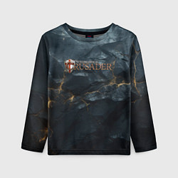 Лонгслив детский Stronghold сrusader крестовый шторм, цвет: 3D-принт