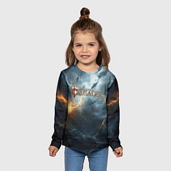 Лонгслив детский Stronghold сrusader крестовый гром, цвет: 3D-принт — фото 2