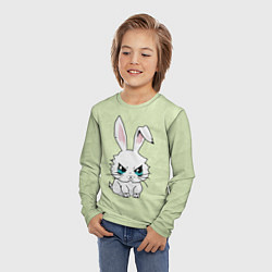 Лонгслив детский Злой кролик 2025, цвет: 3D-принт — фото 2