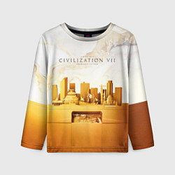 Лонгслив детский Civilization VII, цвет: 3D-принт
