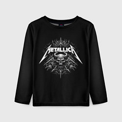 Лонгслив детский The horned skull - Metallica, цвет: 3D-принт