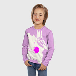 Лонгслив детский Вишневый коллаж, цвет: 3D-принт — фото 2