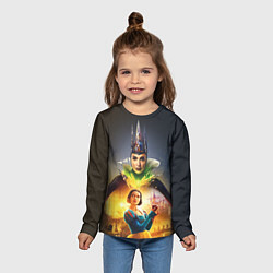 Лонгслив детский Белоснежка и Мачеха, цвет: 3D-принт — фото 2