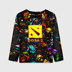 Лонгслив детский Dota2 персонажи, цвет: 3D-принт