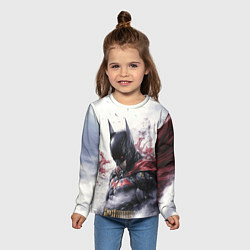 Лонгслив детский Бэтмен в тумане, цвет: 3D-принт — фото 2