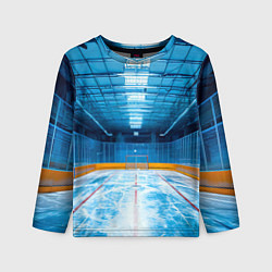 Лонгслив детский Хоккейная коробка, цвет: 3D-принт