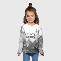 Лонгслив детский Counter Strike - white gradient посередине, цвет: 3D-принт — фото 2