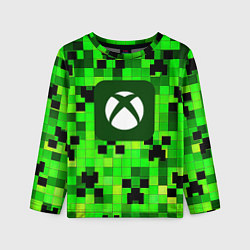 Лонгслив детский Minecraft xbox, цвет: 3D-принт