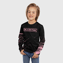 Лонгслив детский Blackpink pink, цвет: 3D-принт — фото 2