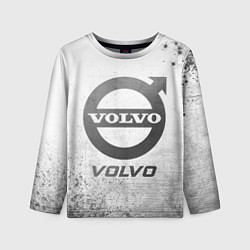 Лонгслив детский Volvo - white gradient, цвет: 3D-принт